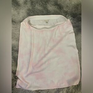 A new day pink Tye dye Long skirt. Size Large.